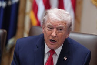 2026年1月29日木曜日、ワシントンのホワイトハウスで閣議で演説するドナルド・トランプ大統領